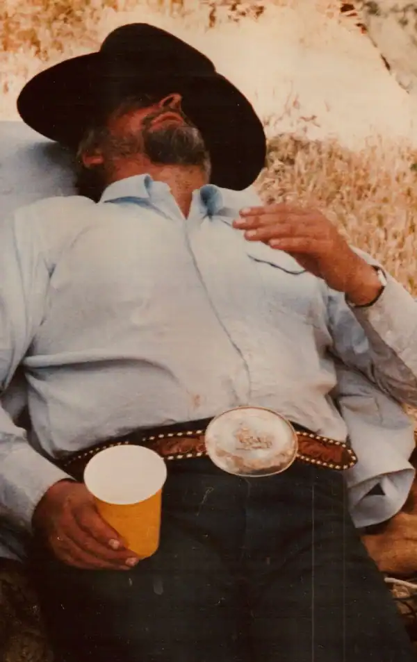 chuck lying down after a long day