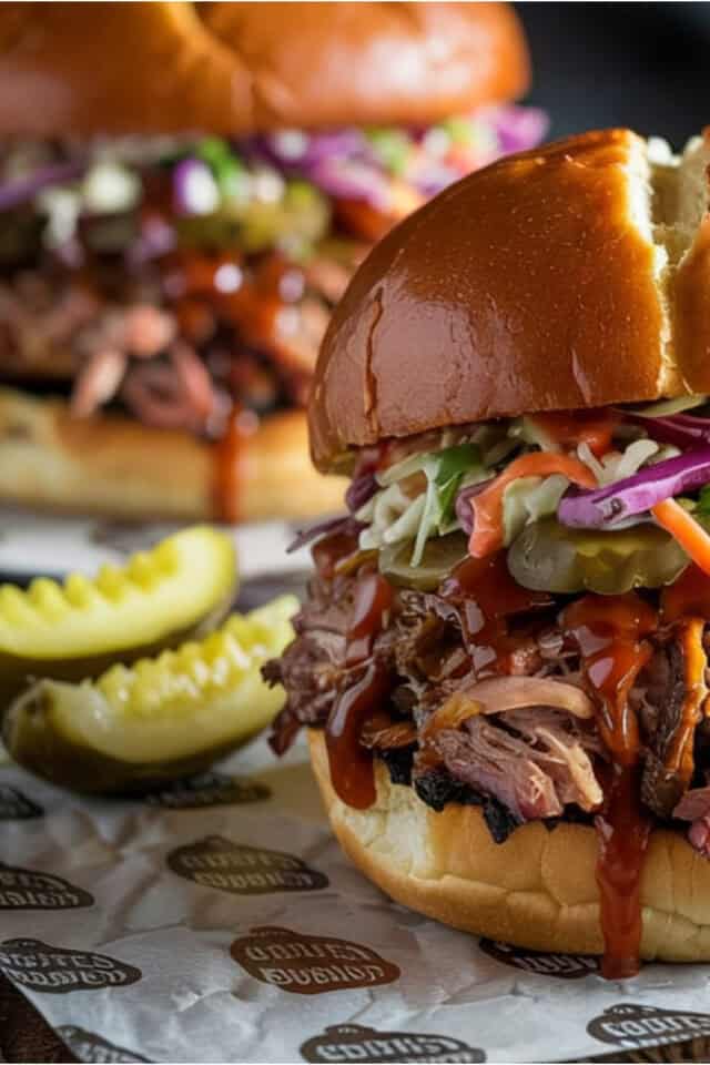 house-made bbq pork sandwich