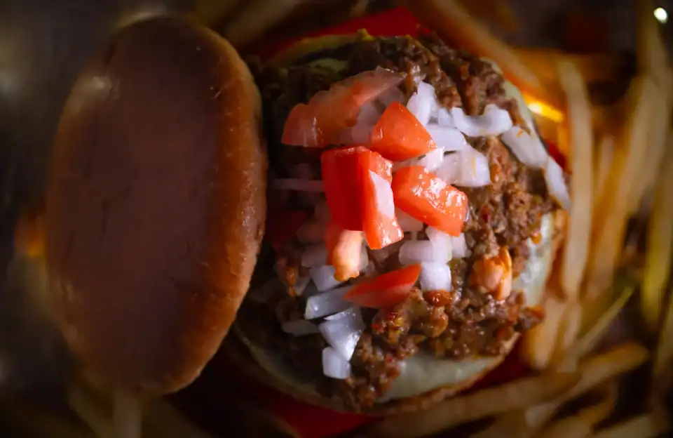 Q Burger and fries